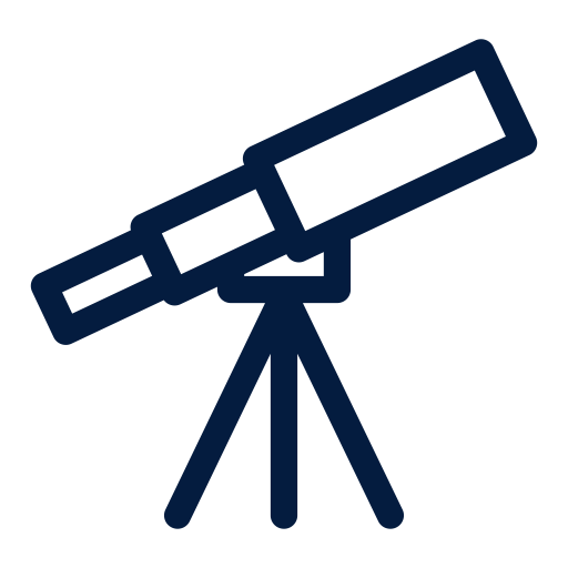512x512 Space And Astronomy, Telescope Icon