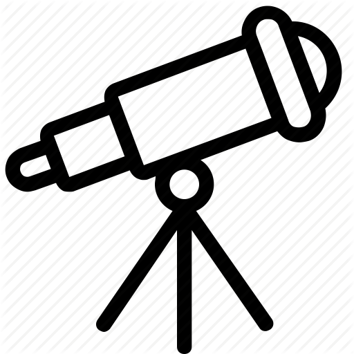 512x512 Astronomy, Observation, Science, Space, Star, Telescope Icon
