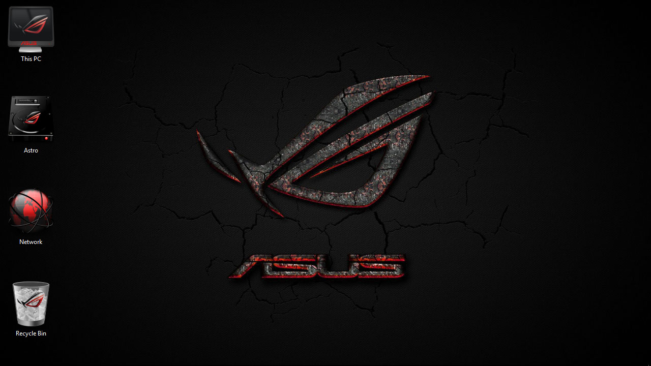 1280x720 Asus Rog Theme For Windows