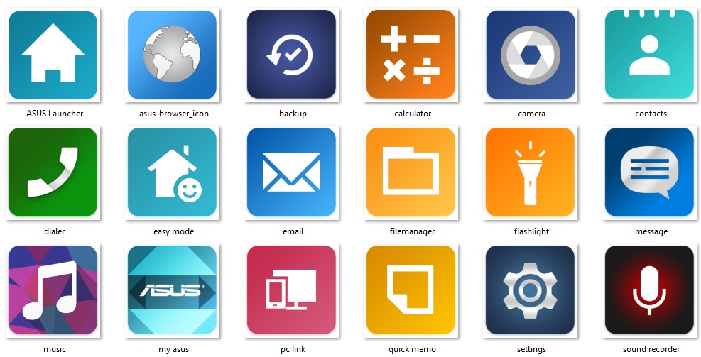 987x503 New Icons Modifying Asus Default Icons