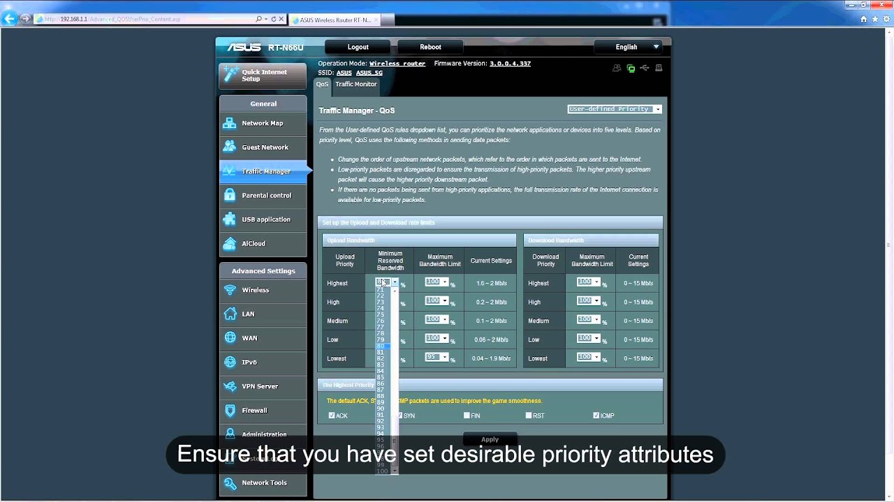 1280x720 Asus Router Quick How To Optimize Network Traffic With Qos