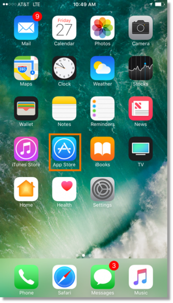 336x589 Initial Download Of The Atampt Business Messenger App For Iphone