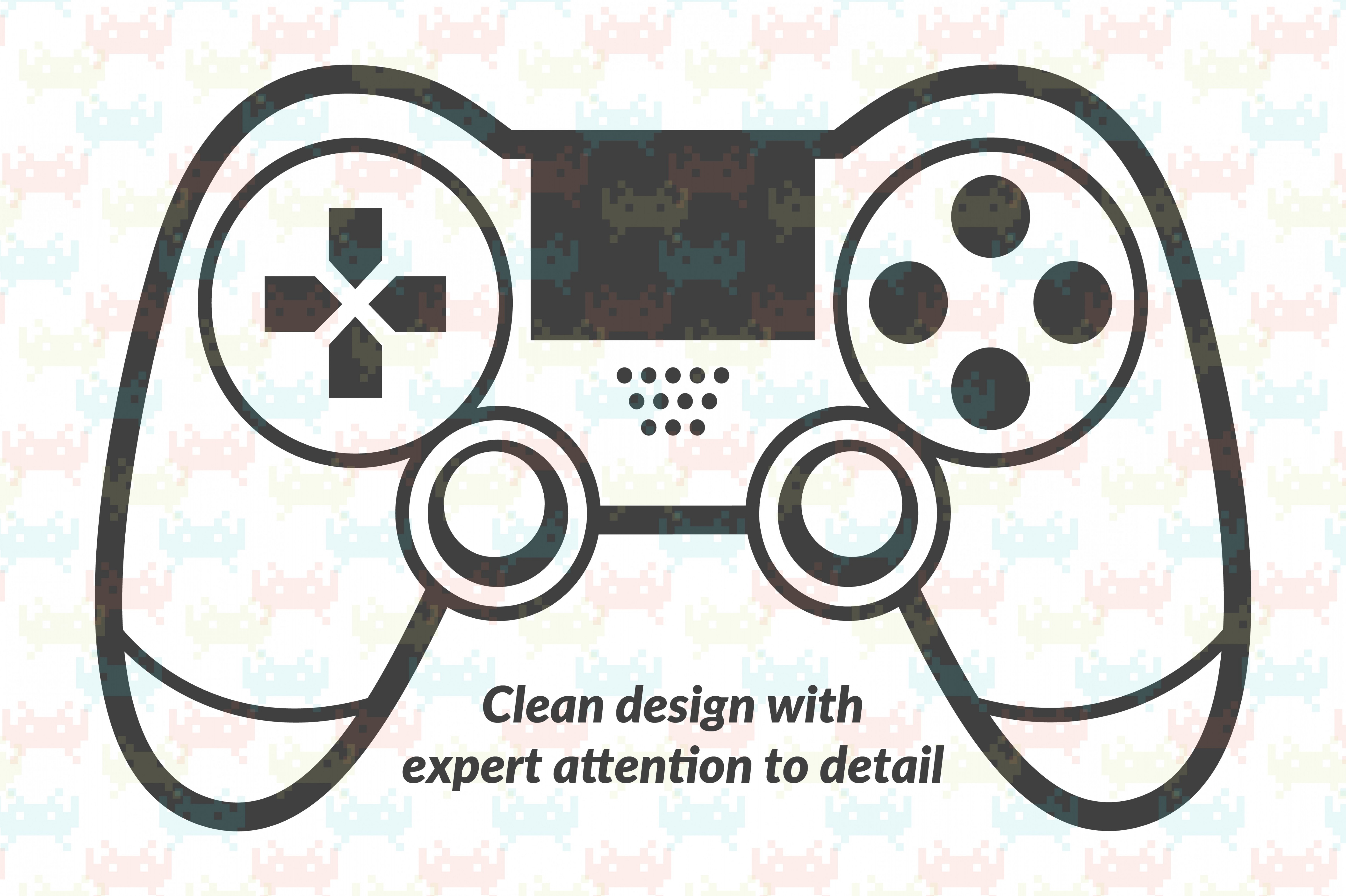 6958x4632 Controller And Gamepad Vector Line Icons Soidergi