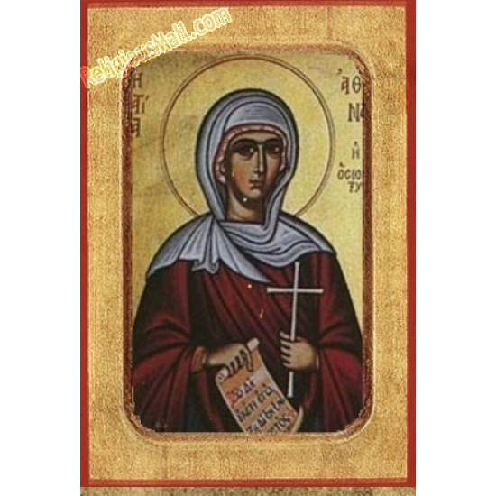 550x550 Saints Athena Carved Frame Wooden Icons