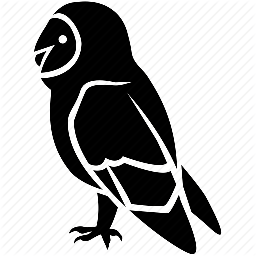 512x512 Athena, Bird, Night, Nocturnal, Owl, Predator, Tawny Icon