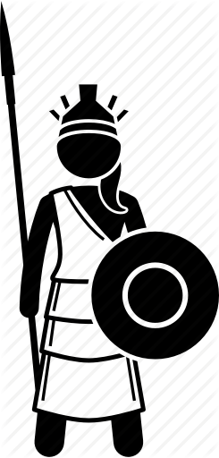 245x512 Athena, Female, Goddess, Greek, Mythology, Roman, Warrior Icon