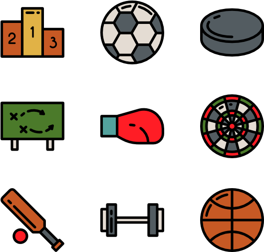 529x505 Athlete Icon Packs Vector