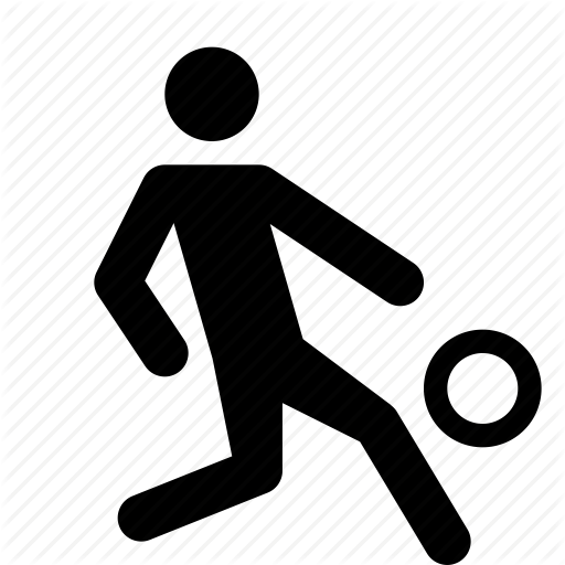 512x512 Athlete, Ball, Goal, Player, Playing, Soccer, Sport Icon
