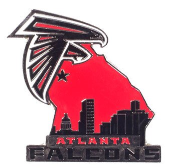 339x336 Atlanta Falcons Icon Pin