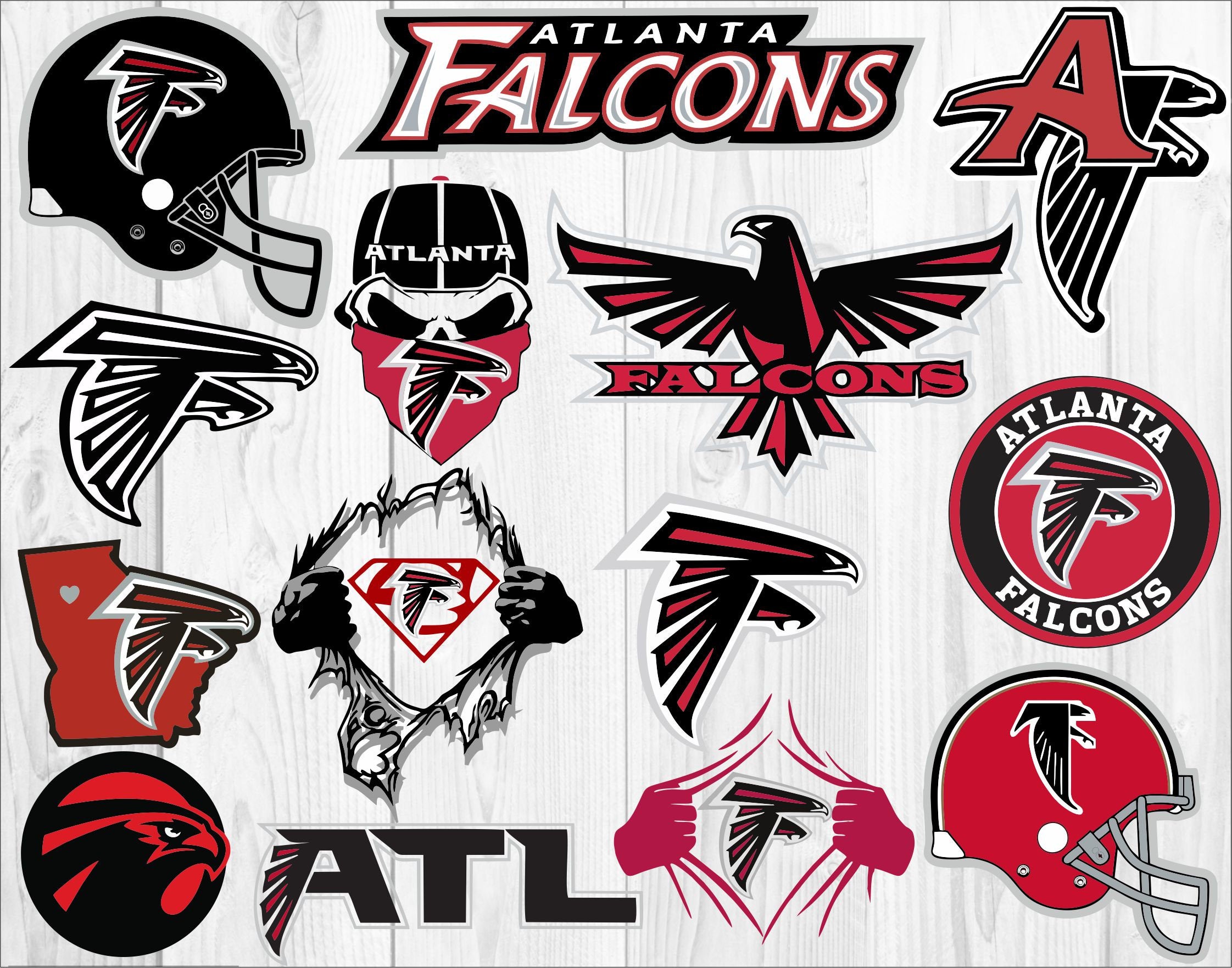 2243x1763 Atlanta Falcons Etsy
