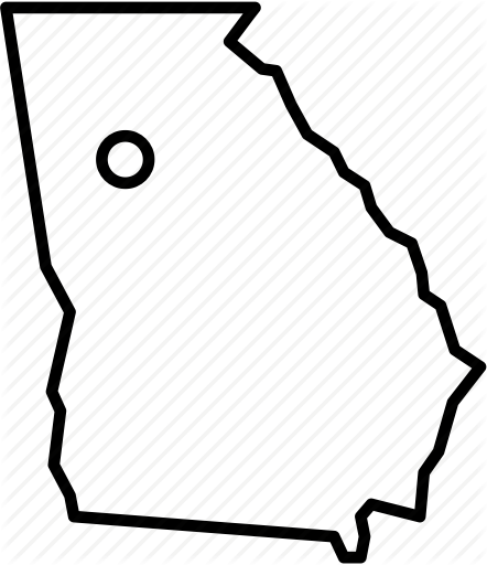 442x512 America, Atlanta, City, Federal, Georgia, Republic, State Icon