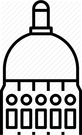 311x512 Atlanta, Dome, Georgia, State Capitol, Usa Icon