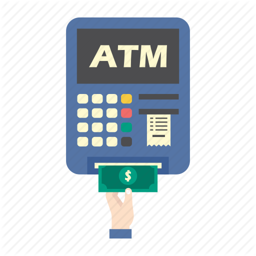 512x512 Atm, Bank, Finance, Machine, Money, Pay, Taking Money Icon