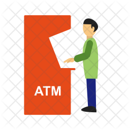 256x256 Atm Icon Of Flat Style