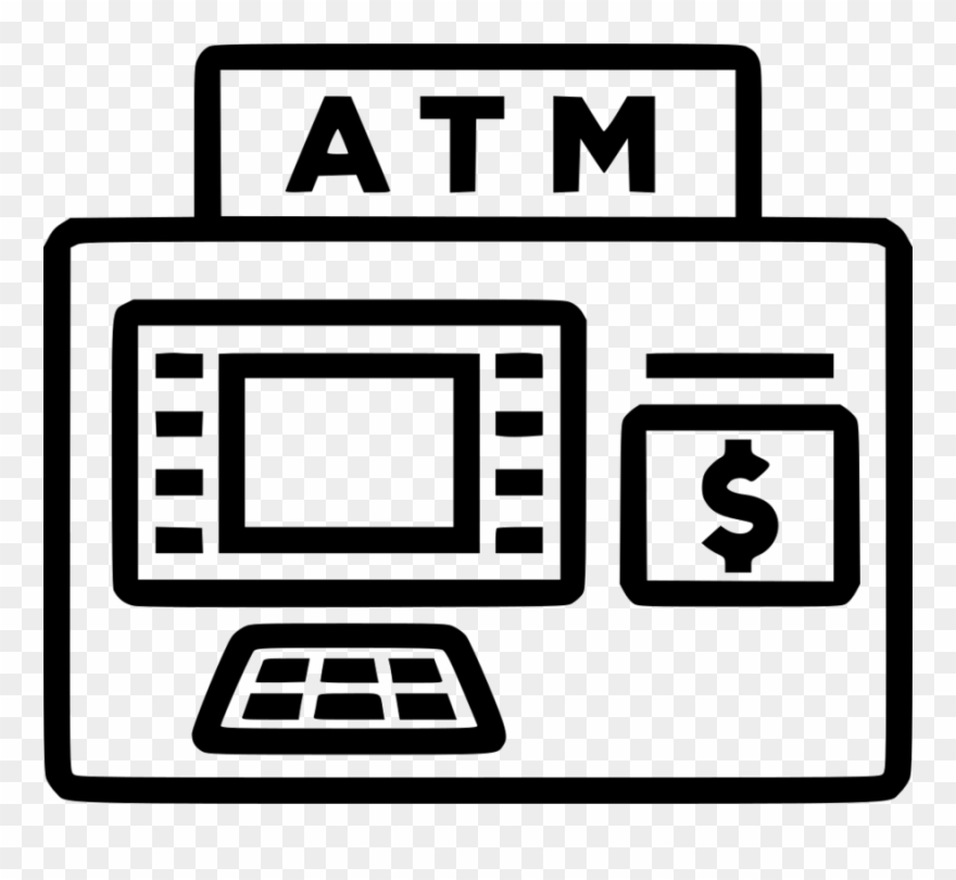 880x810 Download Atm Icon Png Transparent Clipart Automated