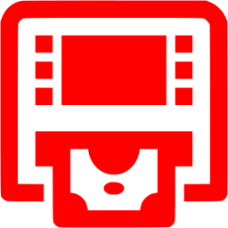 256x256 Red Atm Icon