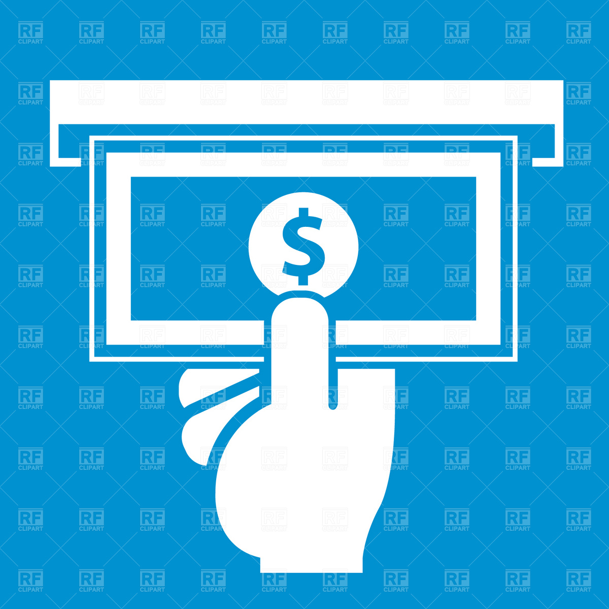 1200x1200 Atm Icon Vector Image Of Business, Finance Prague