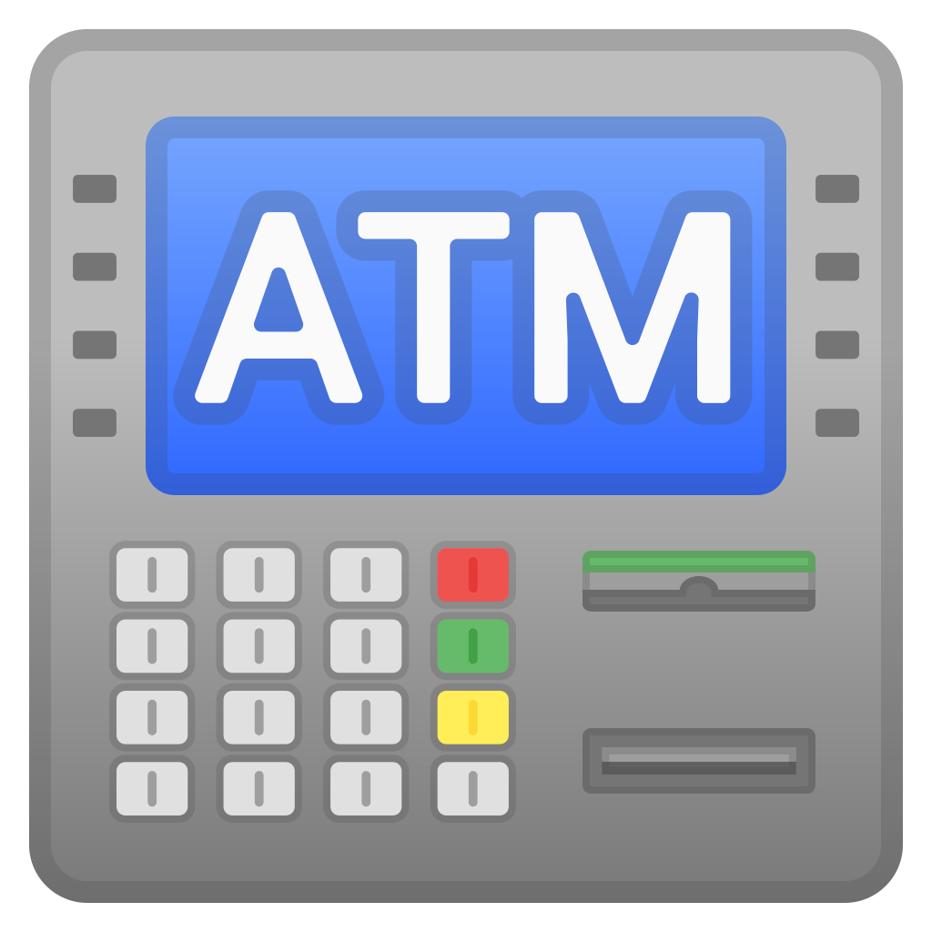 1024x1024 Atm Sign Icon Noto Emoji Symbols Iconset Google