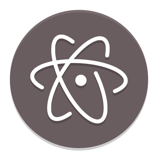 512x512 Atom Icon Papirus Apps Iconset Papirus Development Team