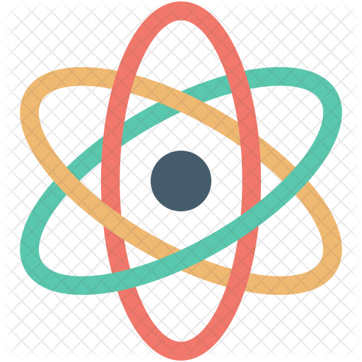 512x512 Atom Icon Of Flat Style
