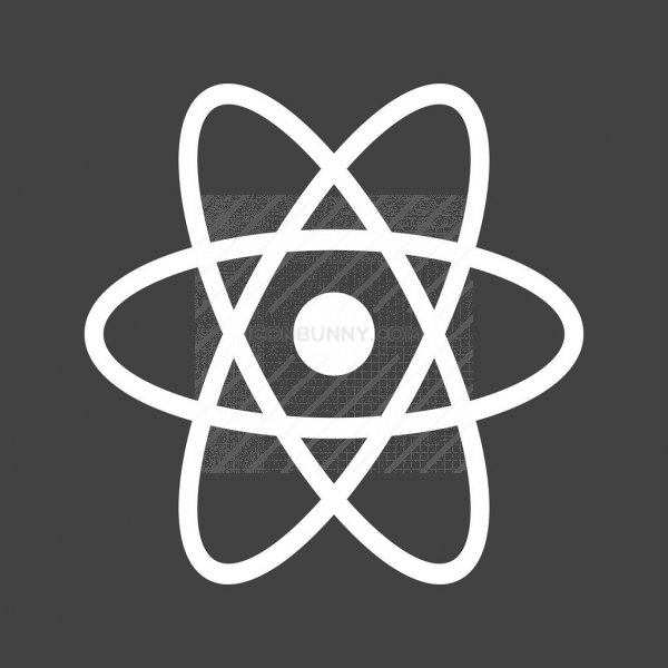 600x600 Atom Glyph Inverted Icon