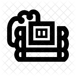 256x256 Atomic Bomb Icon Of Line Style