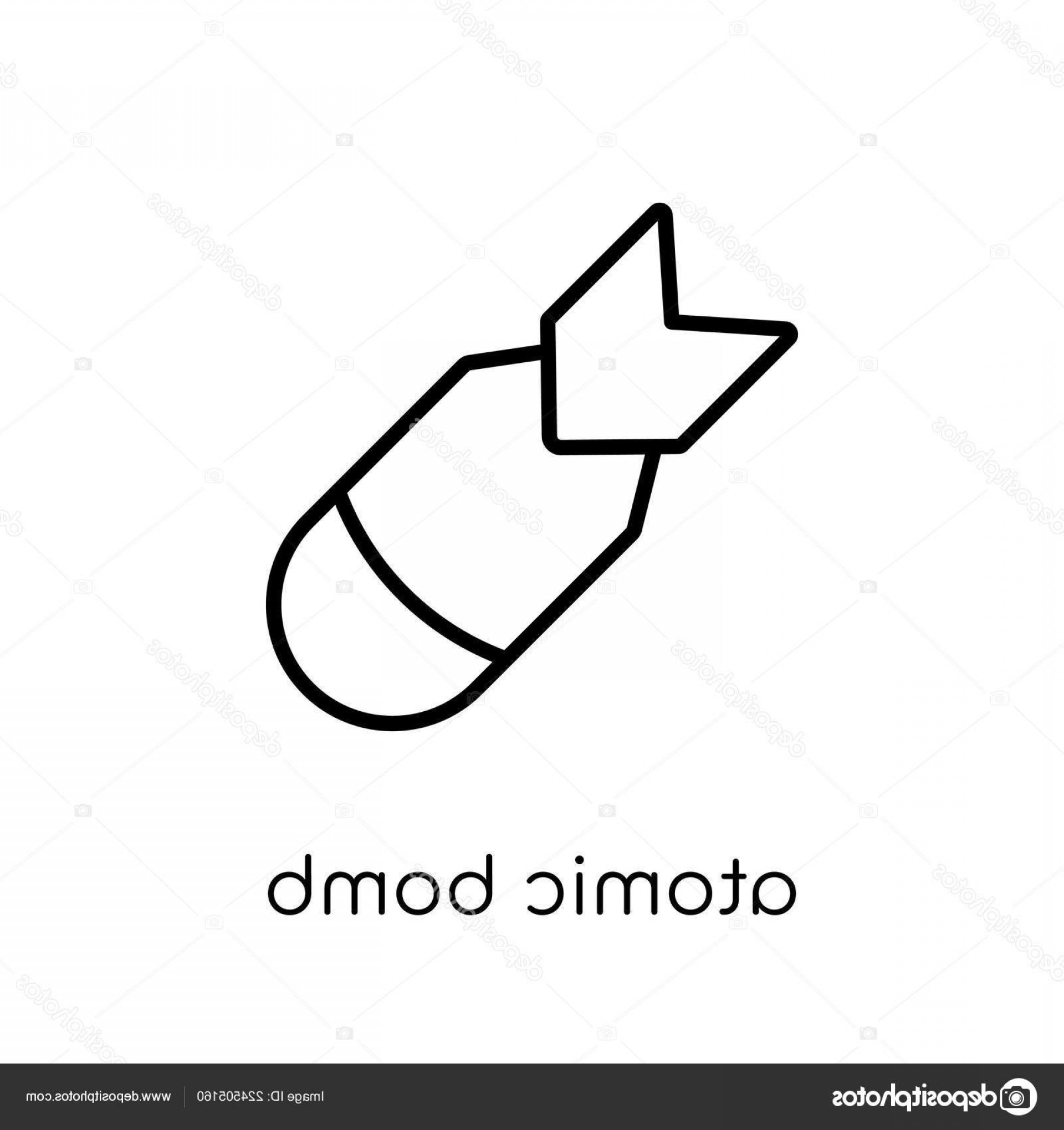 1920x2040 Stock Illustration Atomic Bomb Icon Trendy Modern Hoodamathrun