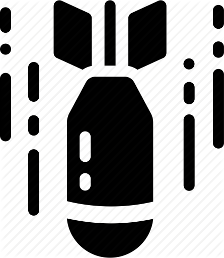 445x512 Army, Atomic, Bomb, Military, Missile, Rocket, War Icon