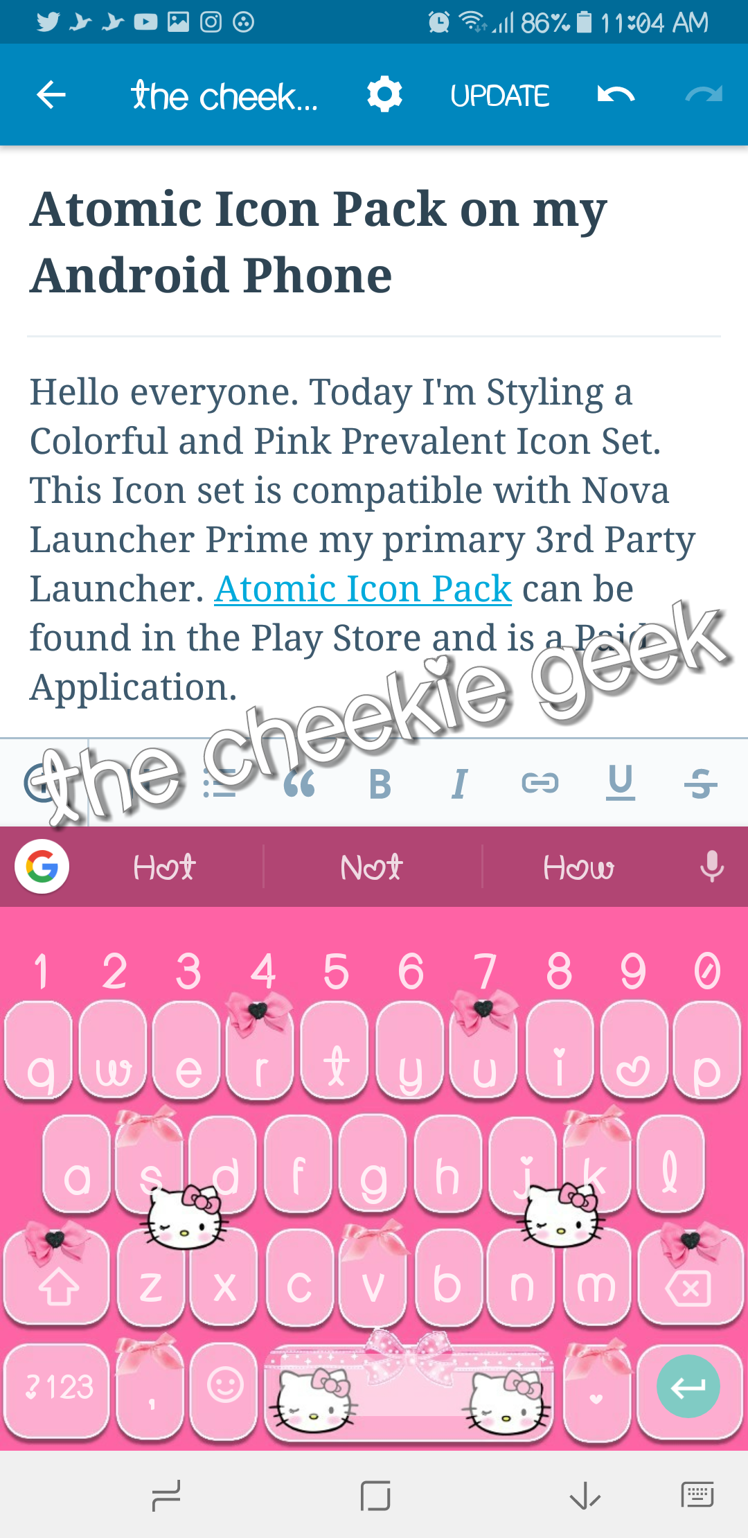 1080x2220 Atomic Icon Pack On My Android Phone The Cheekie Geek
