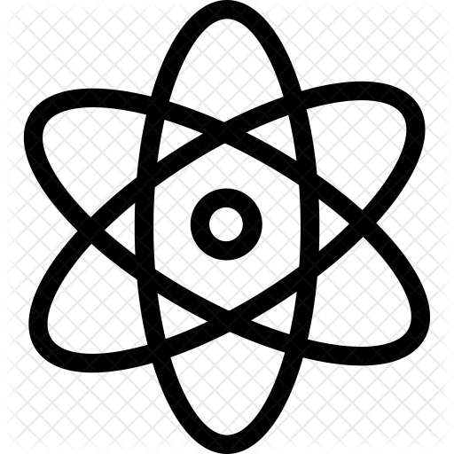 512x512 Atomic Icon Of Line Style