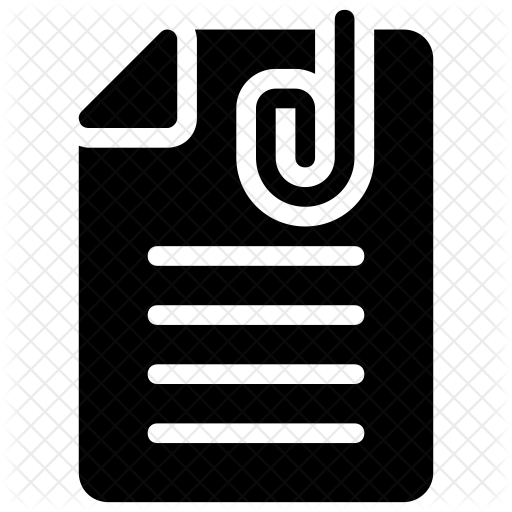 Attach Icon Of Glyph Style 512x512 Attach Icon Of Glyph Style