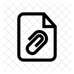 256x256 Attachment Icon Of Line Style