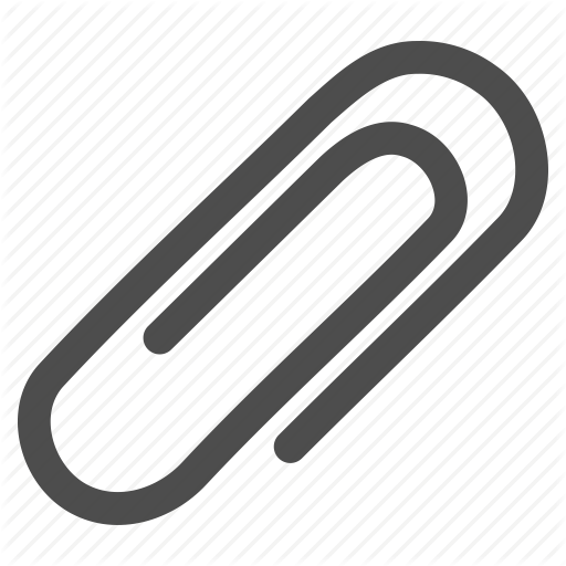 512x512 Attach, Attached, Attachment, Element, Fastener, Paper Clip