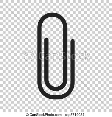 450x470 Paper Clip Attachment Vector Icon Paperclip Illustration
