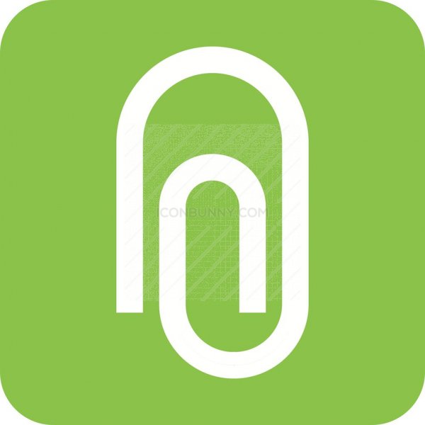 600x600 Attachment Flat Round Corner Icon