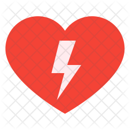 256x256 Heart Attack Icon Of Flat Style