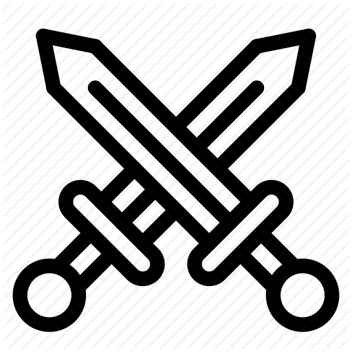 512x512 Attack, Challenge, Game, Match, Swords, Weapon Icon