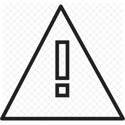 512x512 Attention Icon Of Line Style