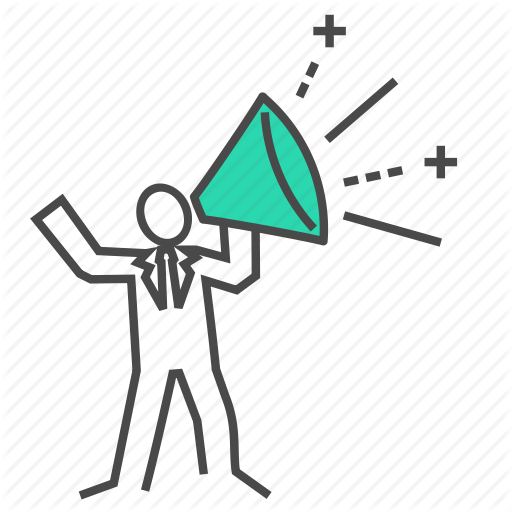 512x512 Attention, Coach, Marketing, Megaphone, Noise, Scream, Seo Icon