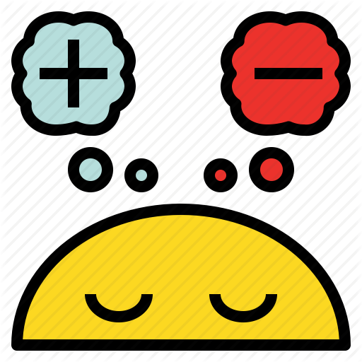 512x512 Attitude, Negative, Perspective, Positive, Thinking, Vision Icon