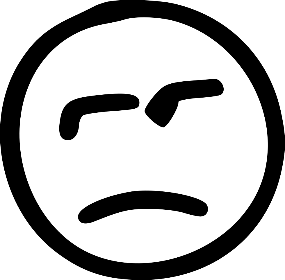 980x964 Dislike Bad Attitude Sad Png Icon Free Download