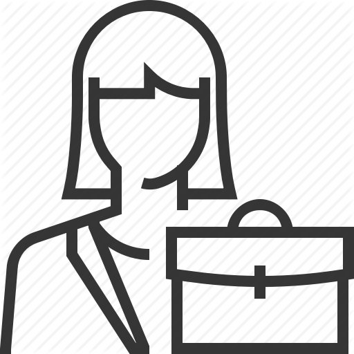 512x512 Advocate, Attorney, Bag, Court, Female Lawyer, Justice, Law Icon