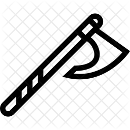 256x256 Ax, Culture, Civilization, Country, Attribute Icon Of Line Style
