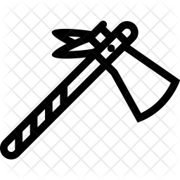 256x256 Tomahawk, Culture, Civilization, Country, Attribute Icon Of Line