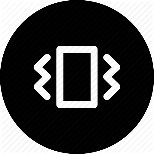 512x512 Audible, Phone, Round, Silent, Vibrate Icon