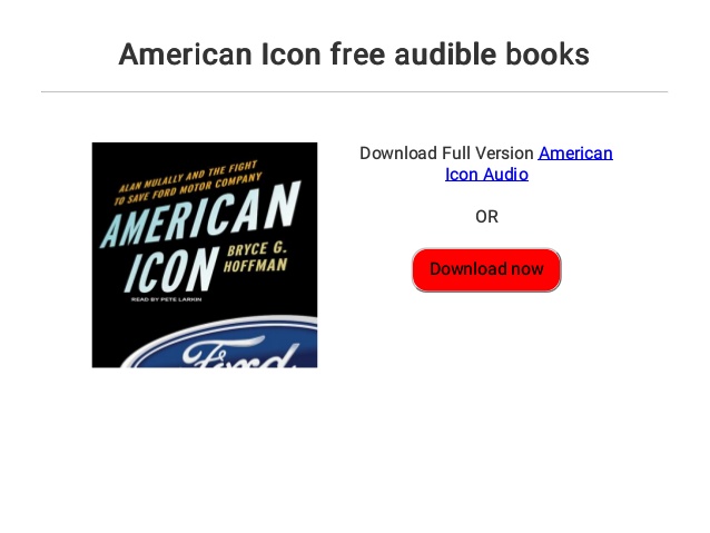 638x479 American Icon Free Audible Books