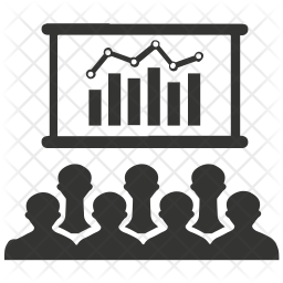 Presentation Audience Icon Of Glyph Style 256x256 Presentation Audience Icon Of Glyph Style