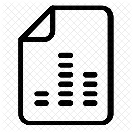 512x512 Audio Icon Of Line Style