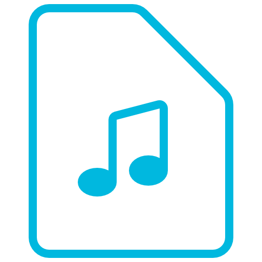 512x512 File, Audio, Music Icon Free Of Filetypes Icons