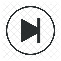 256x256 Next, Forward, Play, Player, Music, Audio Icon Of Glyph Style